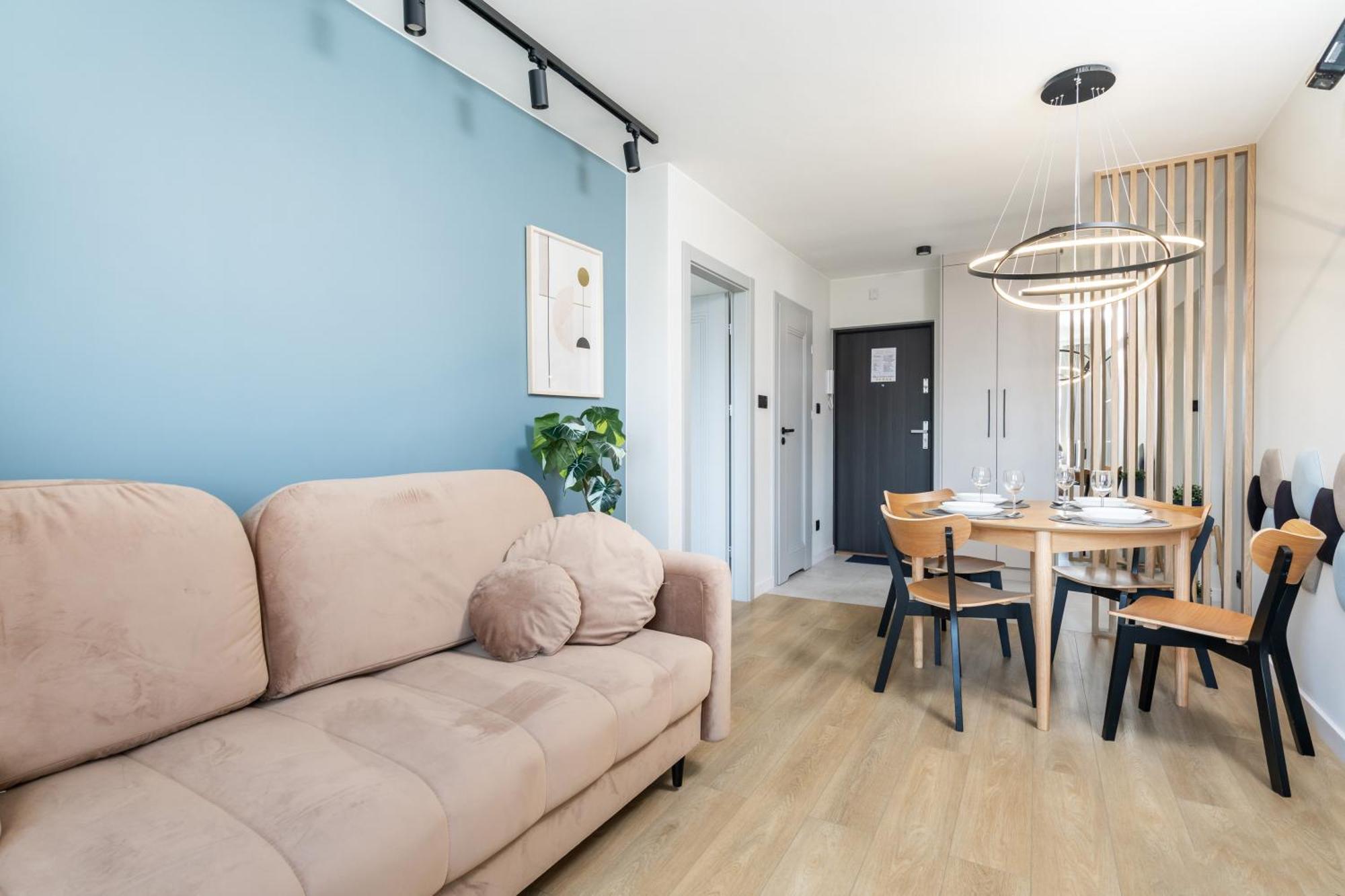 Blue Matcha Premium Apartment Okopowa Varšava Exteriér fotografie