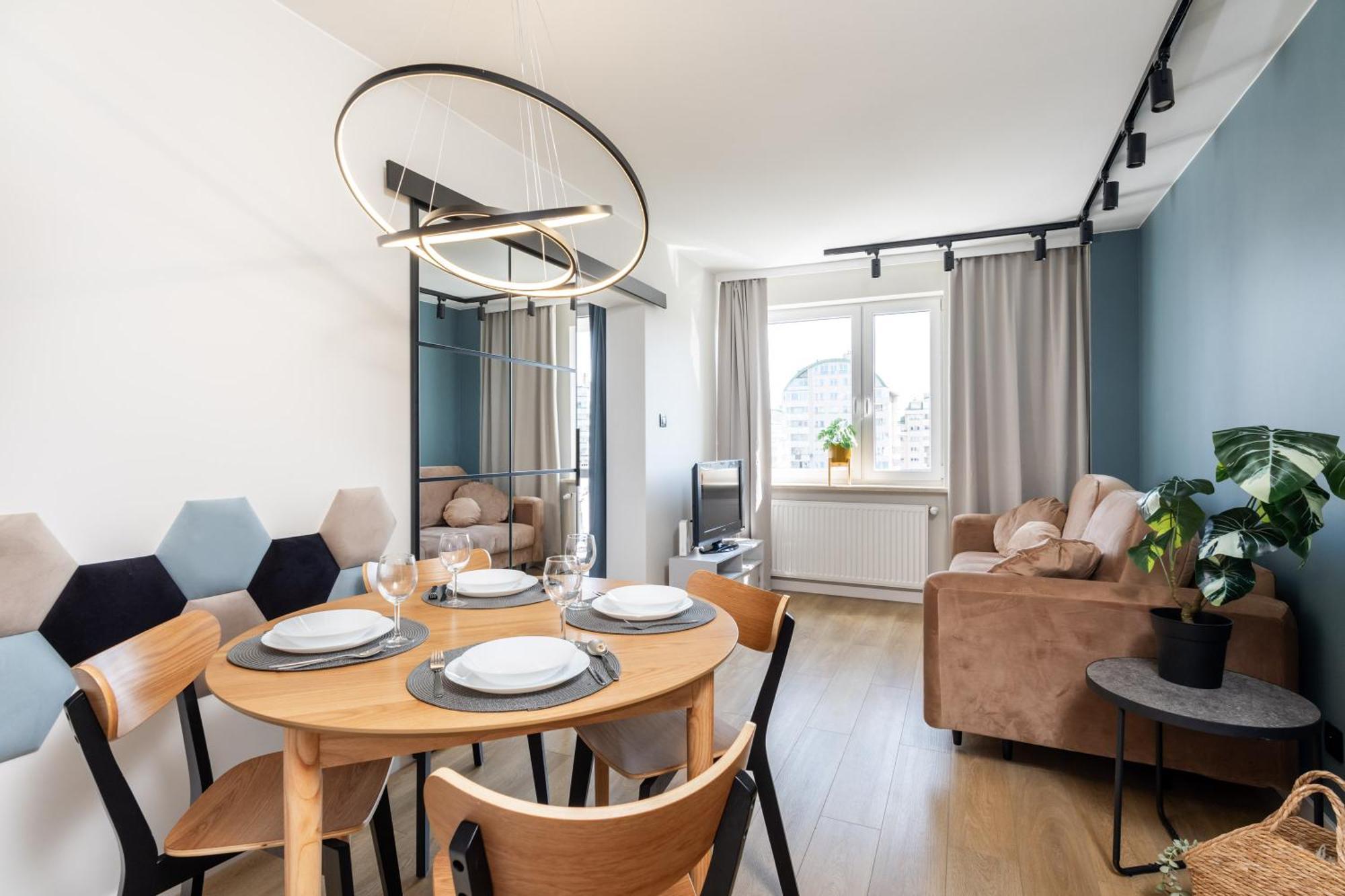 Blue Matcha Premium Apartment Okopowa Varšava Exteriér fotografie