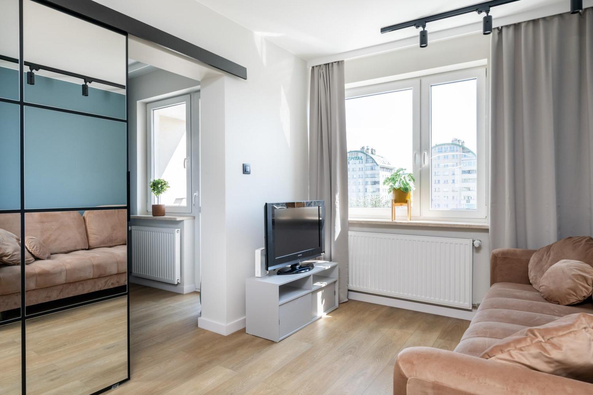 Blue Matcha Premium Apartment Okopowa Varšava Exteriér fotografie