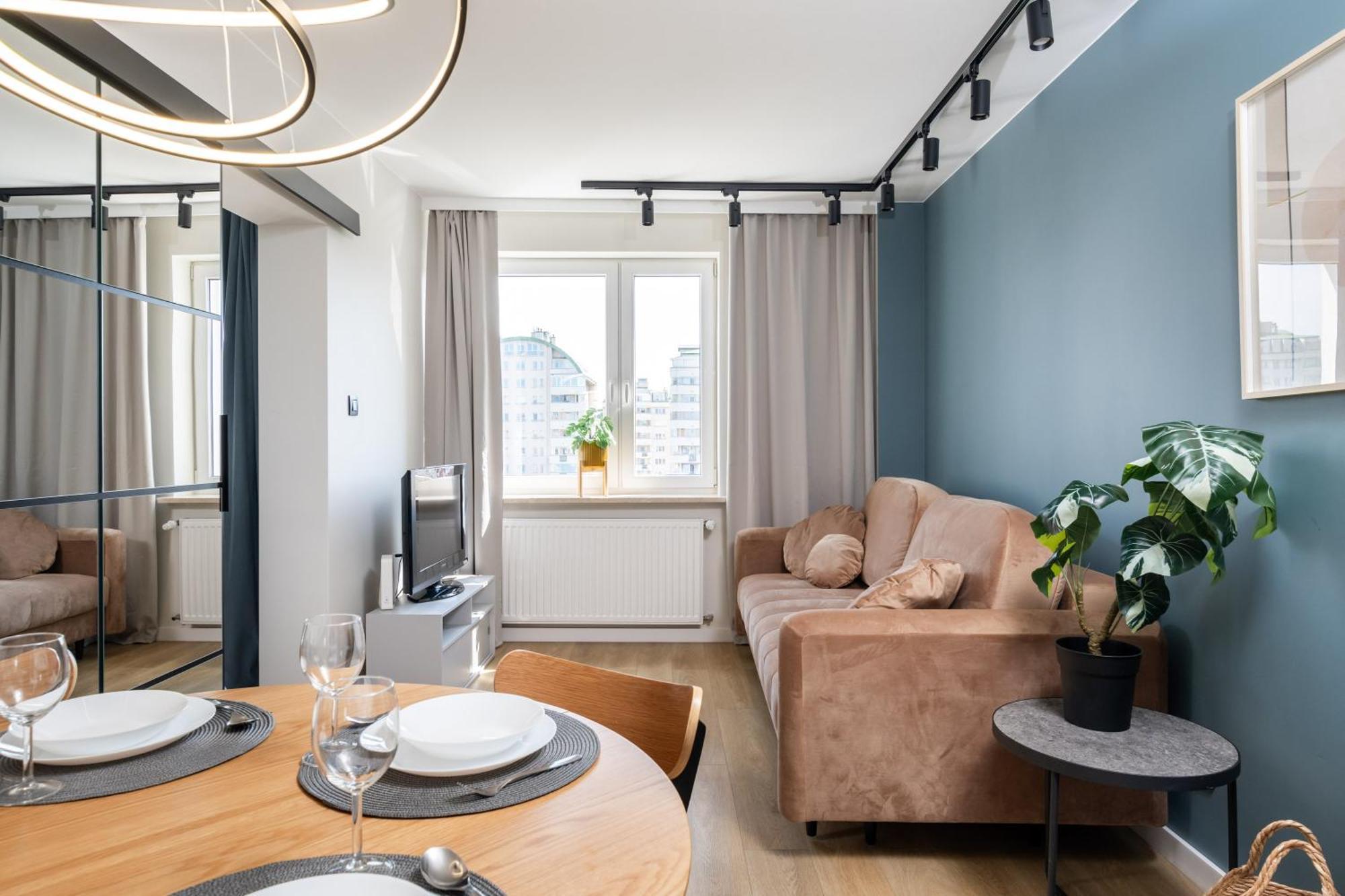 Blue Matcha Premium Apartment Okopowa Varšava Exteriér fotografie